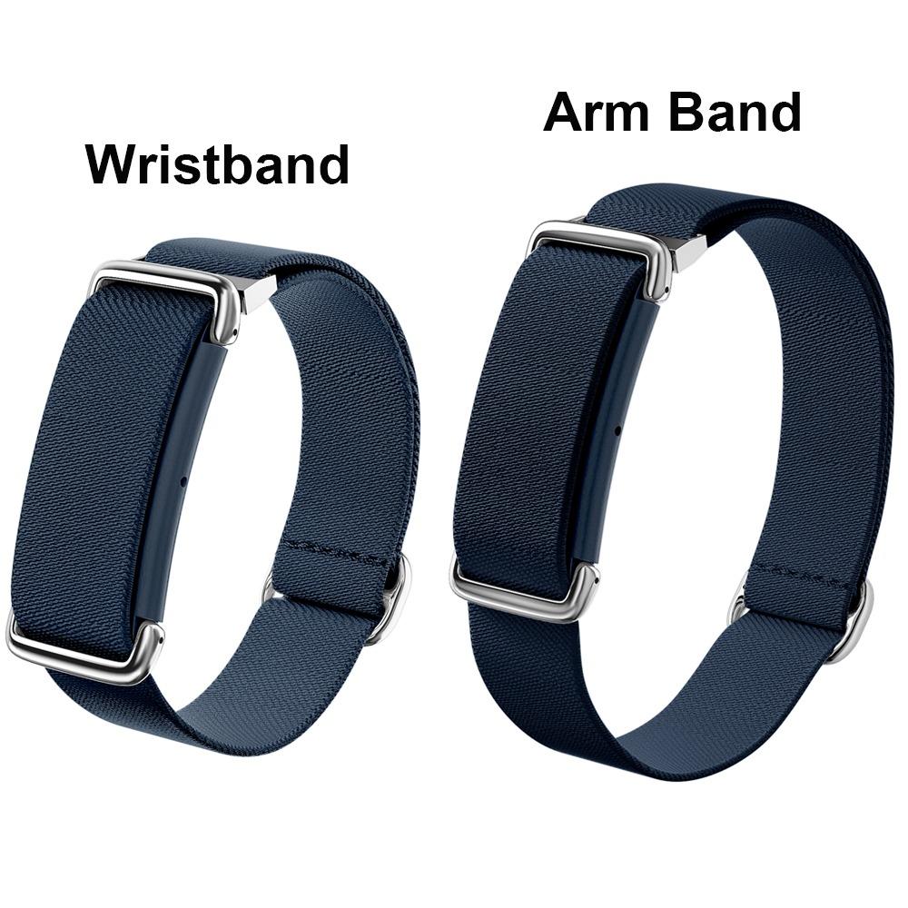 Nylon Sport Band Adjustable Arm Band New Replacement Wristband for Google Fitbit Air for Men Women