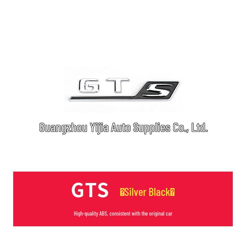 Compatible Mercedes AMG GT50 GT63 Trunk Emblem Sticker for GTR GTC GTS