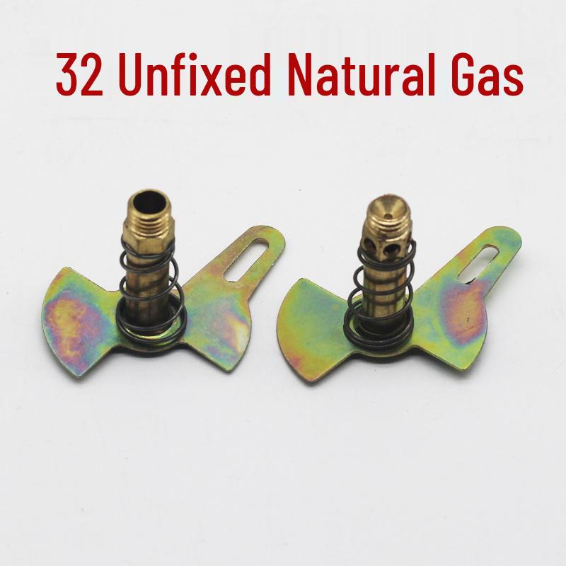Gas Stove Accessory Kit: Liquefied To Natural Gas Conversion Nozzle, Positioning Copper Air Damper, Universal Ignition Nozzle