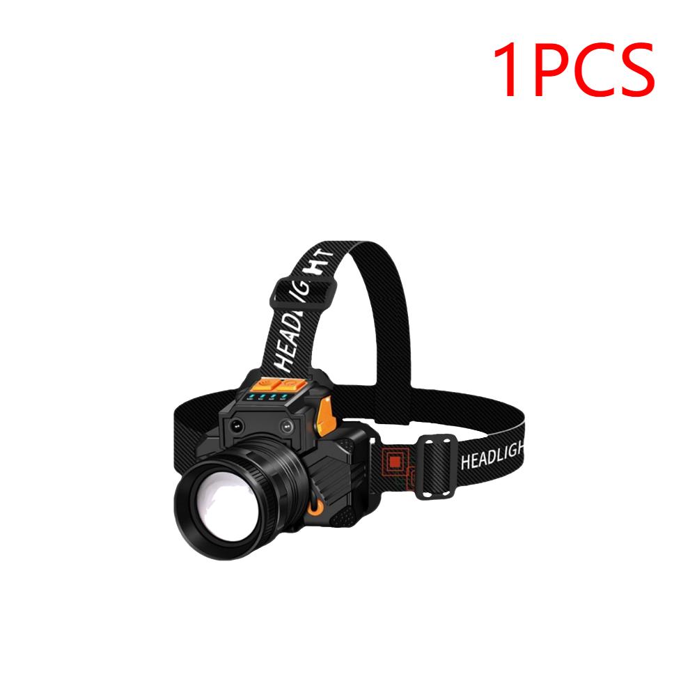 LED Induction Headlamp Super Bright Headlamp 3 Light Modes LED Head Flashlight USB Rechargeable Waterproof for Outdoor Emergency