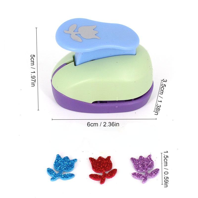 1PC Random Color 15mm Embossing Machine DIY Craft Hole Puncher for Scrapbooking Punches Maker Scrapbook Paper Cutter Embossing