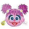 K Company Sesame Street Plush Face Pouch Abby SS-NFP-AB H107×W120×D40mm
