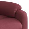Recliner Chair with Lift Assistance Electric Wine Red Fabric