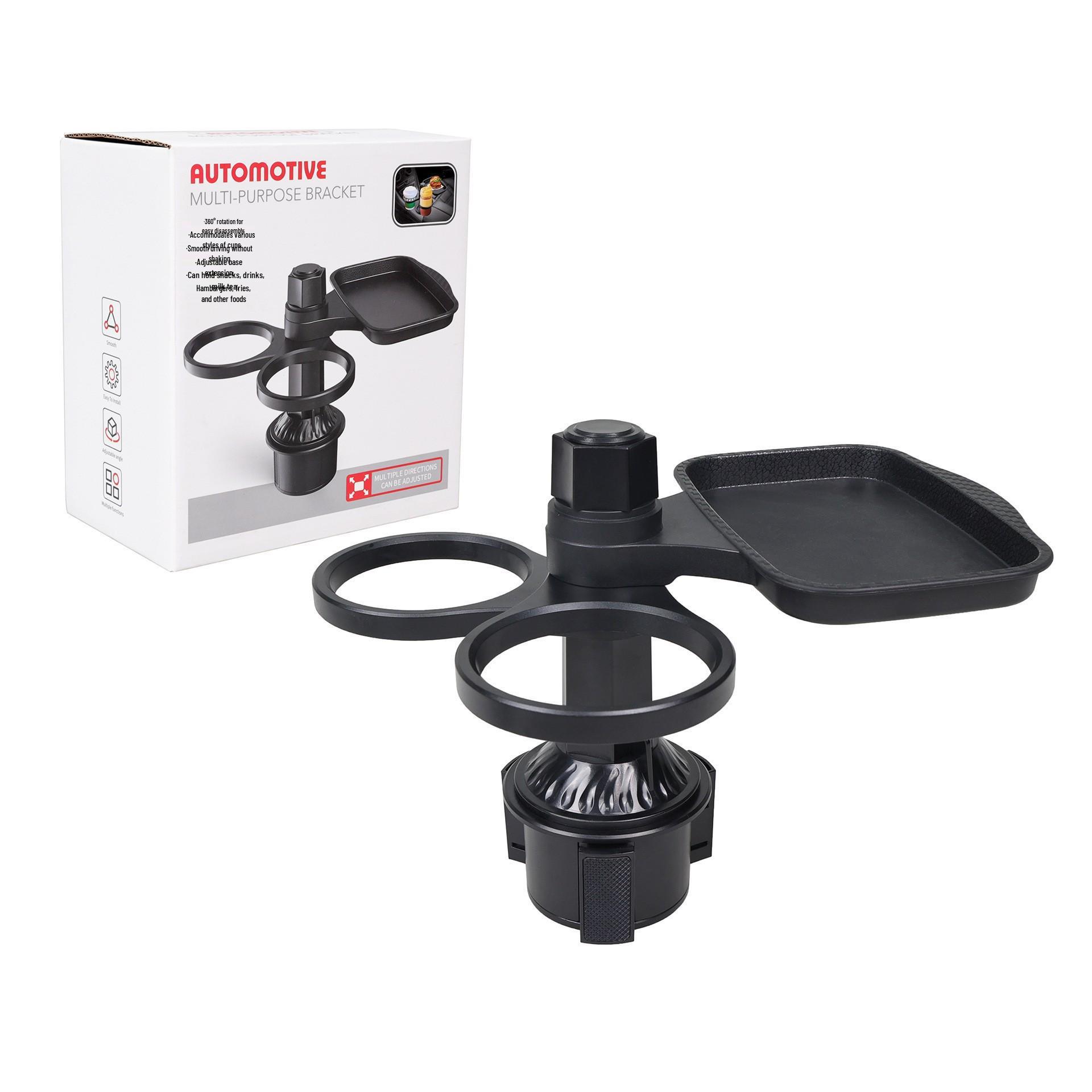 

2024 Car Multifunctional Phone Holder & Meal Tray with Drink and Hamburger Cup Holder