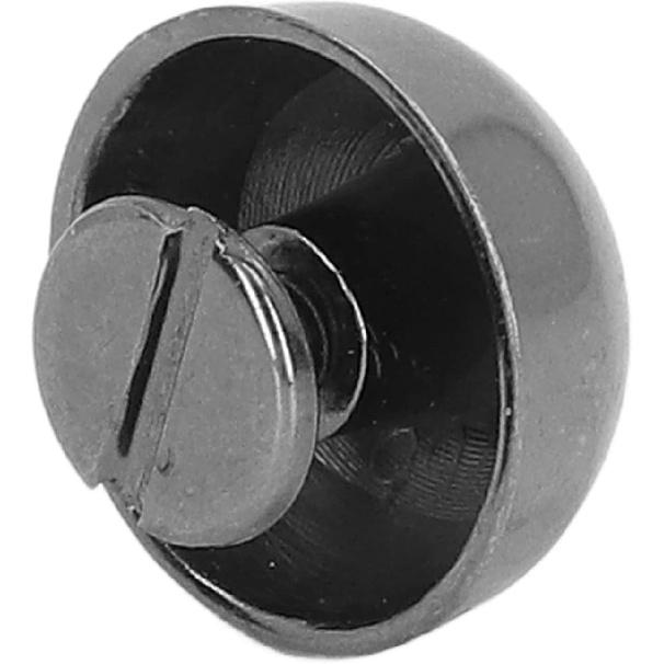 HEEPDD 100 Zestawów Gwoździ z Okrągłą Główką, 15mm Kolce Grzybki i Nity Grzybki Nóżki do Torebek Rękodzieło Skórzane Paski Torby Buty Akcesoria