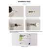 20Pcs Advertising Sign Tacks Metal Decorative Nails Stainless Steel Advertising Standoffs Pin Nails Glass Fasteners
