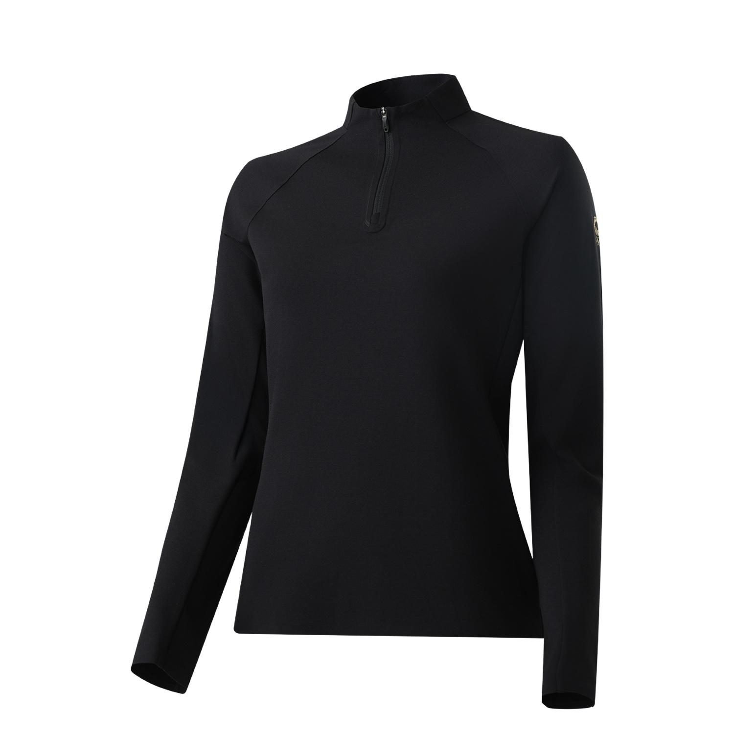 Li-Ning Honor Series UV Resistant Stand Collar Logo T-Shirt Women tops ATLV454-1