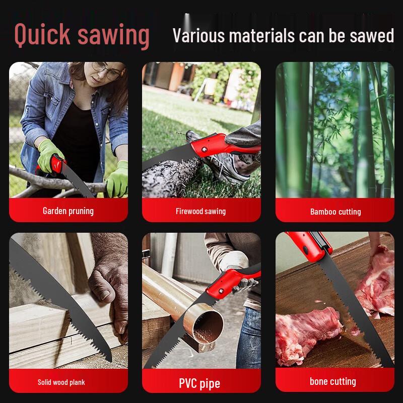 O'Right Folding Garden & Woodworking Hand Saw CN Plug (adapter Included)