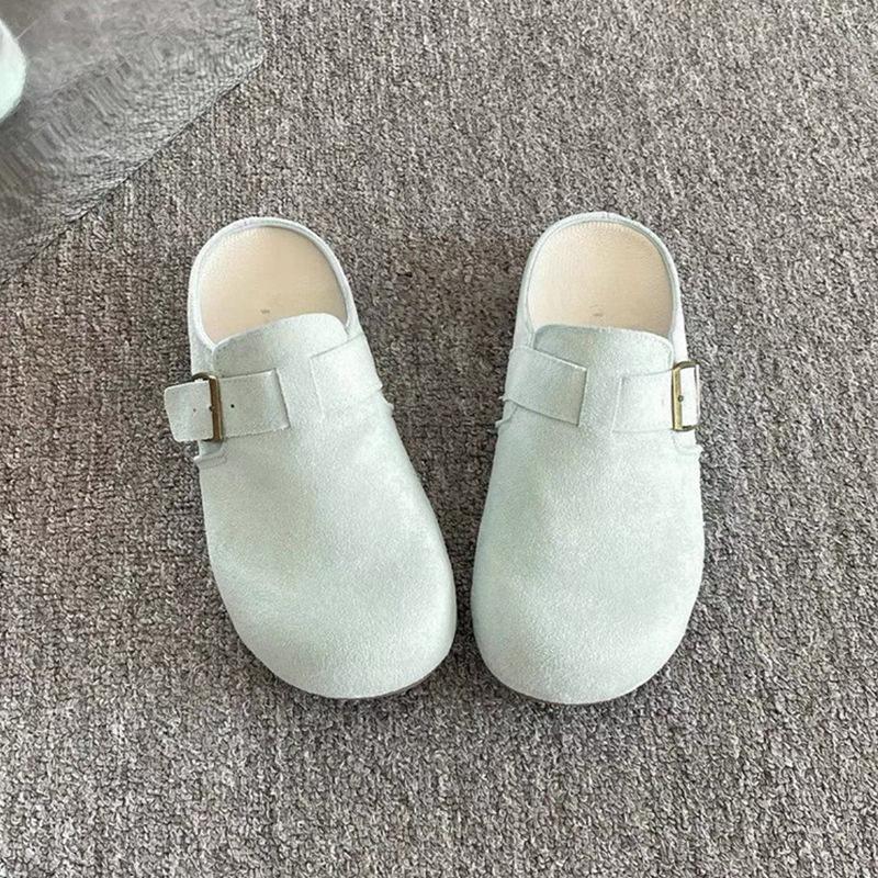 

JX с юбкой универсальная сумка голова полуволочение женская обувь носить новый летний один педаль 35