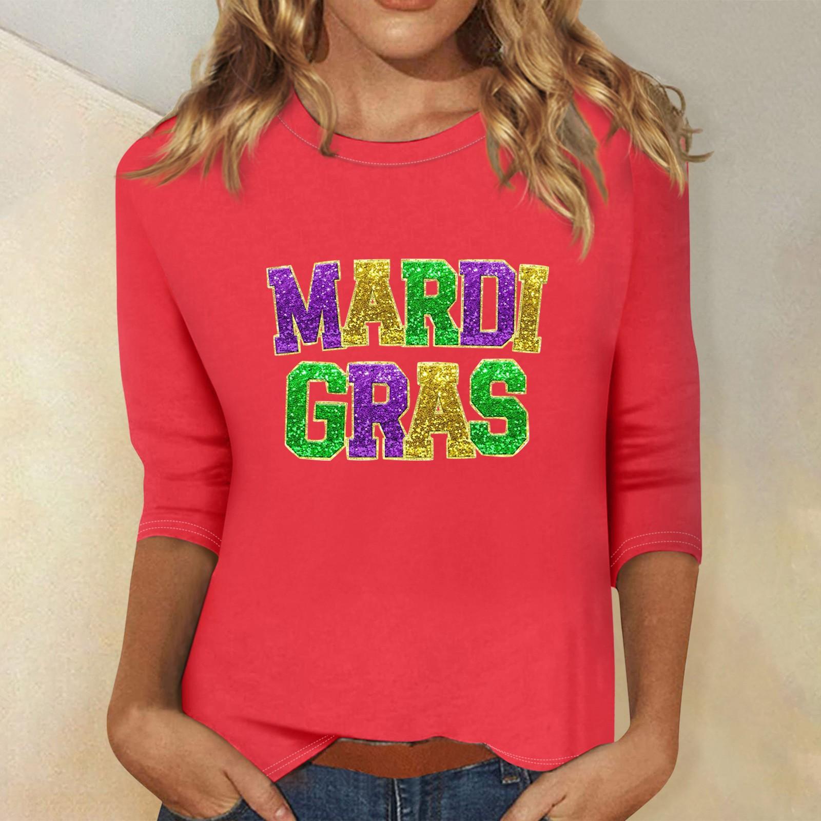 

Женская модная повседневная свободная футболка с круглым вырезом и рукавами 3/4 с принтом, женский топ XXXL