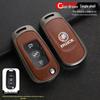 Leather Metal Car Key Cover for 16-17 Buick Verano GS Sedan/Hatchback
