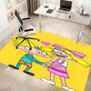 1pc Hey Arnold Print Area Rug - Soft, Washable Non-Slip Indoor Mat, Living Room, Home Office Decorative Rug,Office Decorative