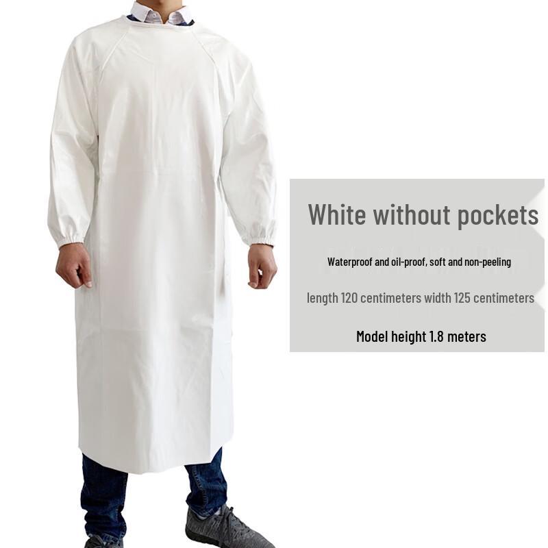 Three Dolphins UD Leather Long-Sleeved Waterproof Apron