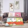 Sumikko Gurashis Blankets Quality Soft  Throw Blanket Winter Children Living Room Pattern Bedspread