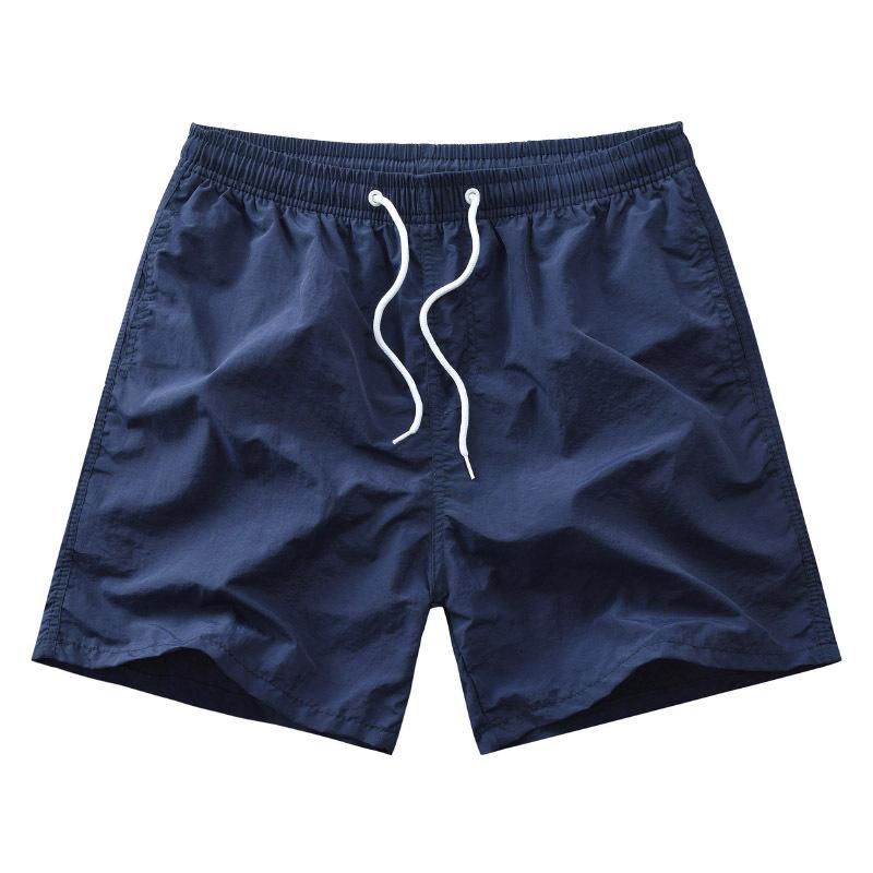 Men Swim Shorts Quick Dry Summer Pocket Elastic Waist Basic Shorts Pant 3XL Swimwear Running Jogging Trunks Beach Board Shorts