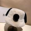 Fluffy Puppy Ear Fisherman Hat: Cute, Warm, and Stylish Wool Bucket Hat for Women, Perfect for Autumn and Winter.