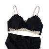 The original pure desire small breasts gather, the new popular bra set has no steel ring, and the pair of breasts is sexy lace.