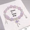Mori Style Mermaid Crystal Bracelet - Sweet, Versatile Design for Women, Students, and Best Friends.