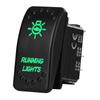 12V 20A Boat Car Rocker Switch ON OFF / ON OFF ON Toggle Switch Green Led Bar Anchor Flood Light for ARB CARLING NARVA 4x4 Truck Switches4
