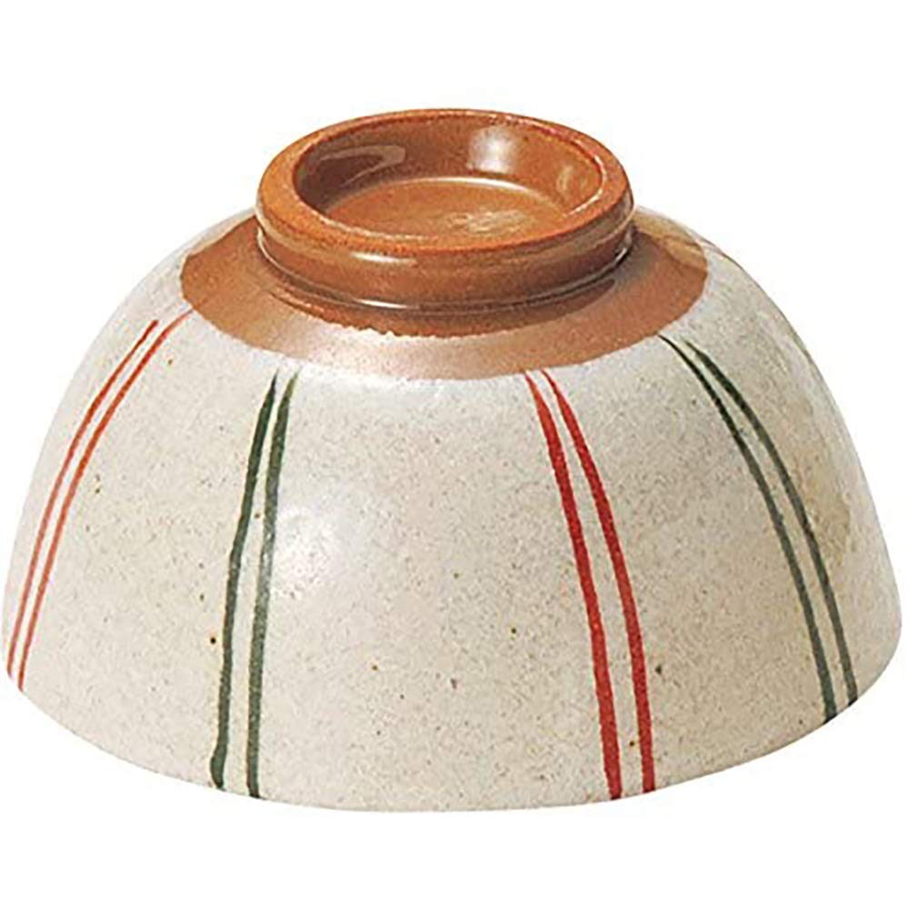 

Mino ware two-tone rice bowl line K30233
