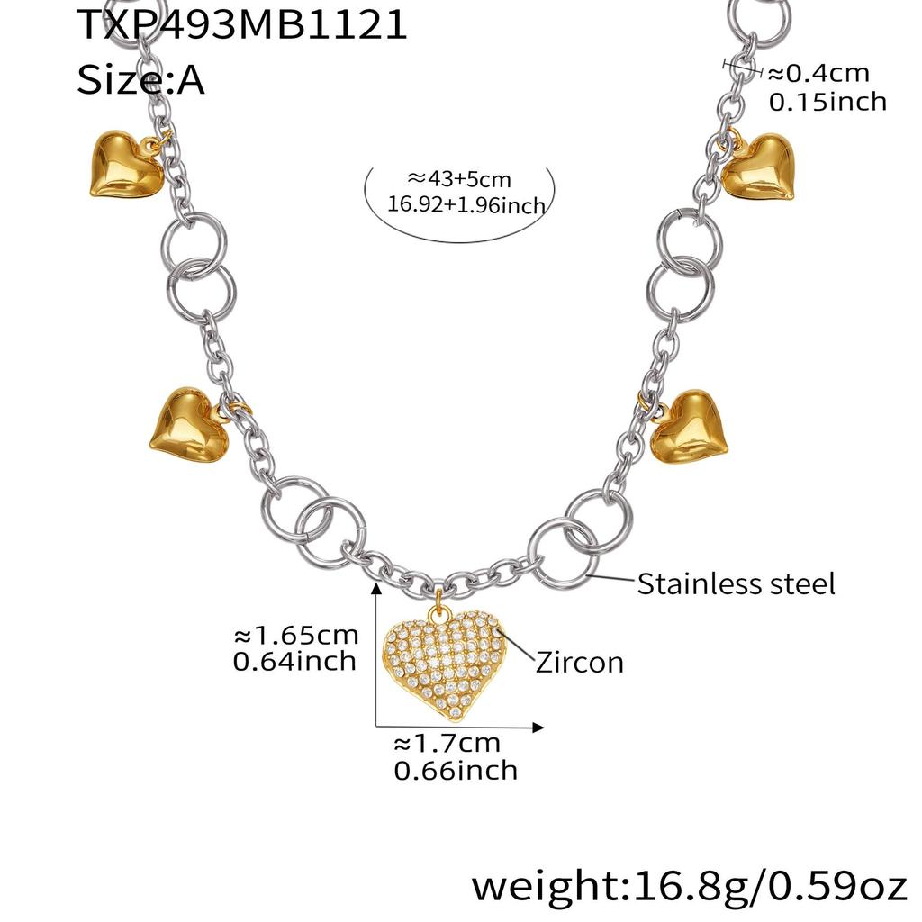 Qiong Yao 18k Gold Heart Bead Bracelet Necklace