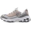 DLites Comode Versatili Basse Dad Sneakers Donna sneaker Bianco Rosa 13147-WGPK