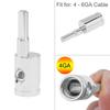 Car Audio Amp Input Reducer 0-2 GA 4-6 8-10 Gauge Amp Wire Reducer Terminal Power Ground Adapters Nickel Plated for Amplifier