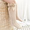 Summer Kids Knee High Socks Baby Girls Boys Bow Long Sock Soft Cotton Mesh Breathable Children Hollow Socken For 0-7Years