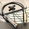 LED Digital Display Neckband Headphones Neck-mounted Sports Headsets  Outdoor