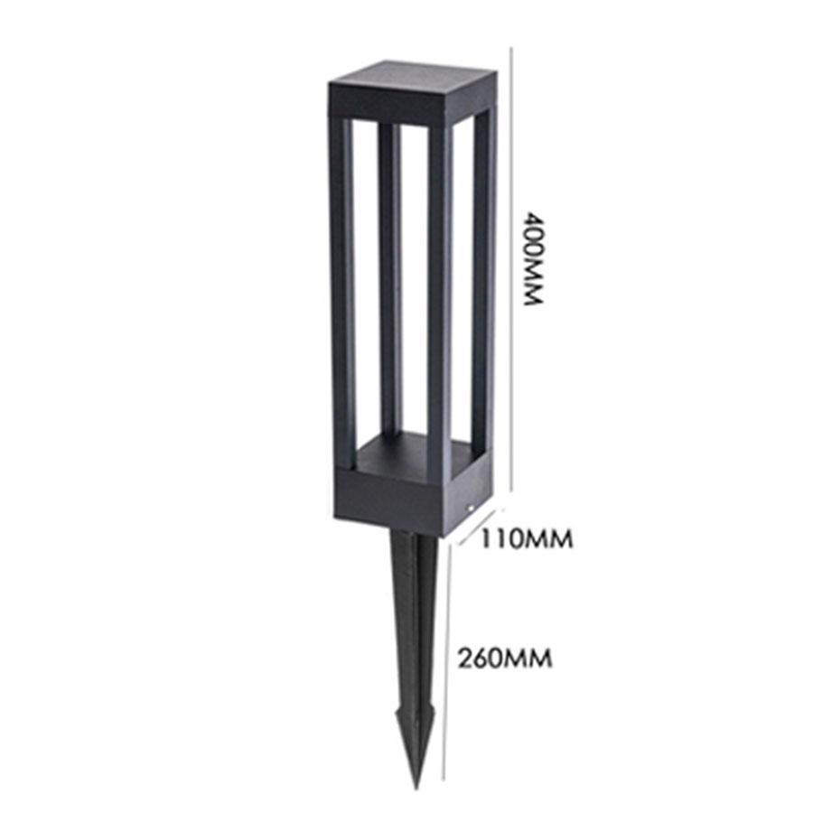 10W Wodoodporna Lampa LED Ogrodowa Ścieżkowa Trawnikowa Nowoczesna Aluminiowa Lampa Słupkowa Zewnętrzna Dziedziniec Willa Krajobraz Trawnik Słupki Świetlne