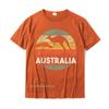 Australia Day Shirt Funny Australian Kangaroo Vintage Gift TShirt Unisex Funky Casual Tops Shirt Cotton T Shirts Fashionable