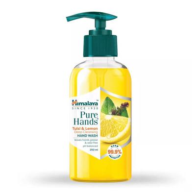 Liquid Soap "Clean Hands" with Lemon and Tulsi (250 Ml), Pure Hands Tulsi & Lemon,