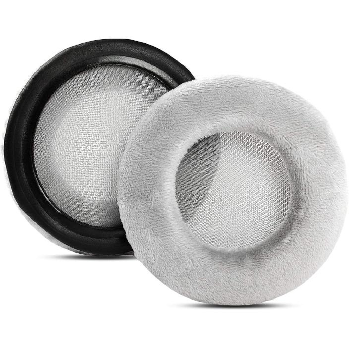 Velour Ear Pads Cushions Covers Replacement Earpads Foam Pillow Compatible with Beyerdynamic DT 990 Pro DT 770 Pro DT990 DT770 Pro Headphone (Grey)