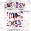 Creative Daily Wall Sticker Films for Kitchen, Bathroom, Living Room, Bedroom.