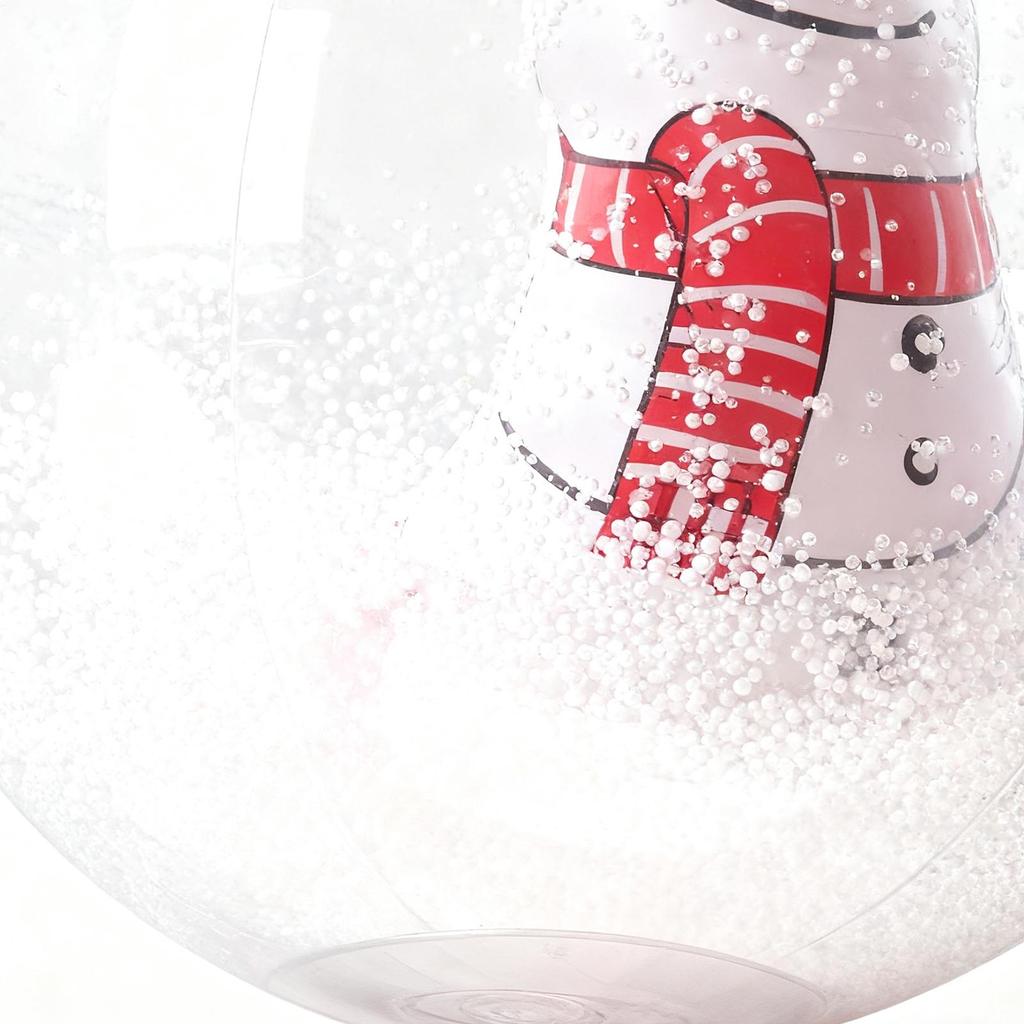 60cm Light Up Inflatable Christmas Balls Ornaments,PVC Inflatable Christmas Decorations Ball with LED Light