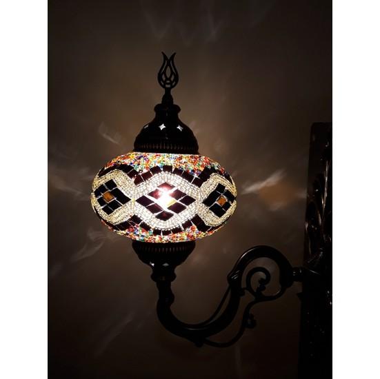 Mosaic Sconce Authentic Night Lamp Ručně vyráběná mozaiková zahradní lampa