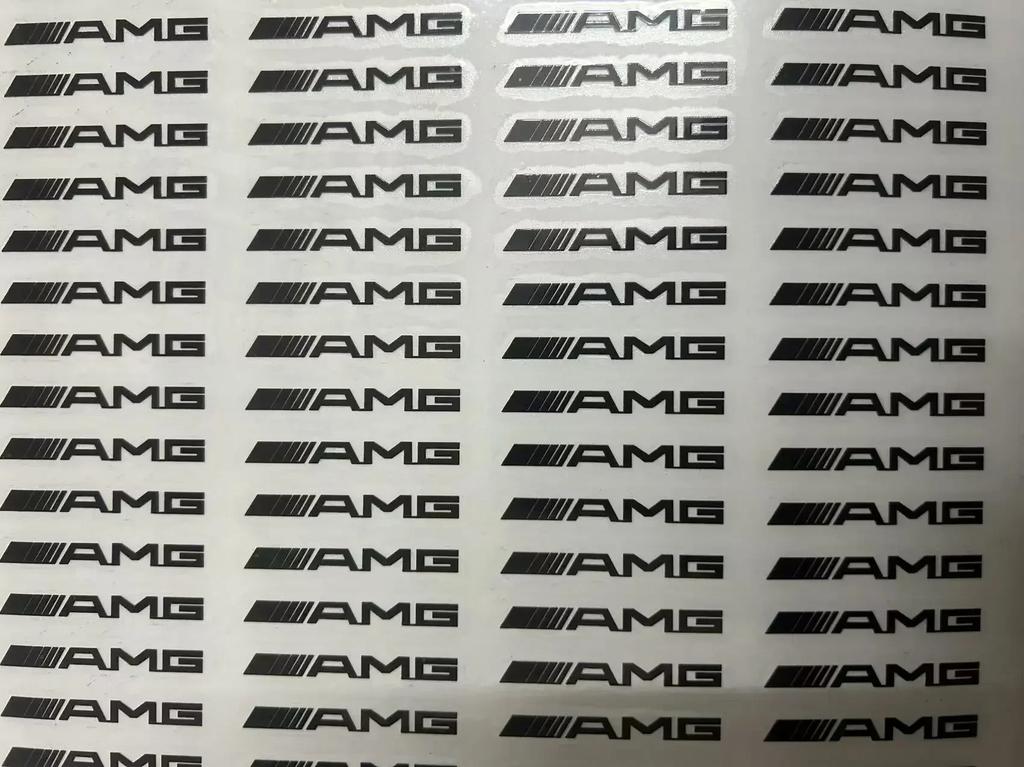 Car Badge Decals Auto Emblem Sticker Accessories For Mercedes Benz AMG Brabus Maybach Smart W204 GLC CLA GLK W205 W203 W206 W108 PA1