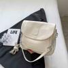 Autumn Winter Large Capacity Commuter Underarm Bag Women Retro Texture Crossbody Bags  New Soft Leather Messenger Bag