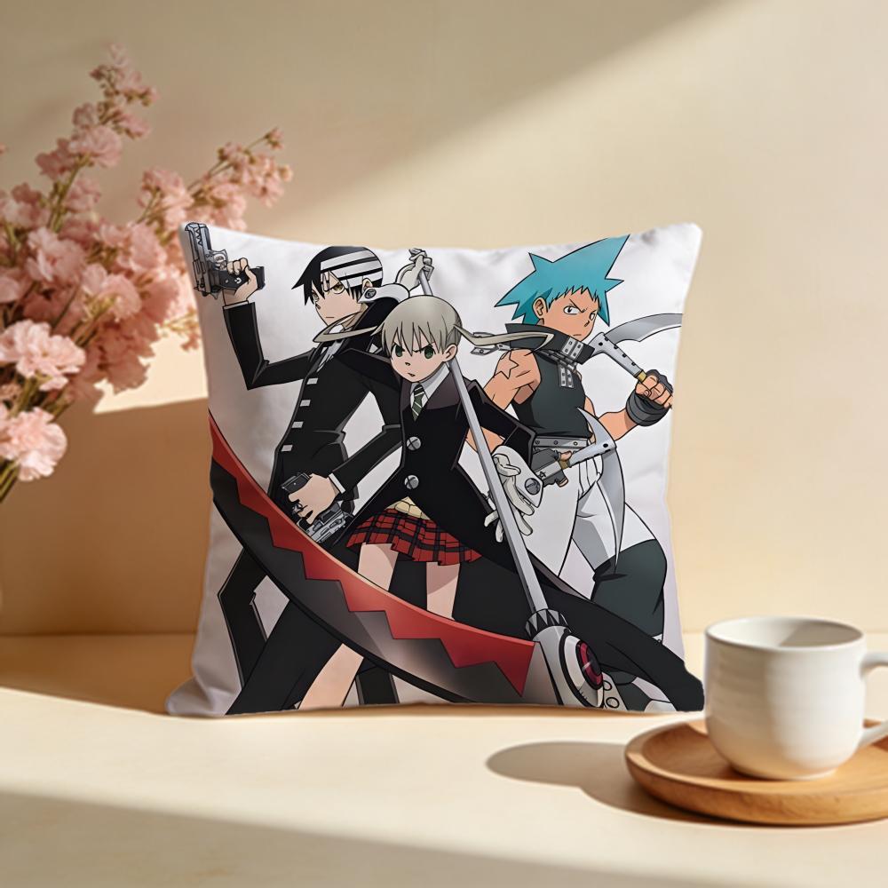 Hot SSOUL EATERable Cushion Cover Stylish Washable Pillow Cover Ideal for Couch Bedroom Car Decoration