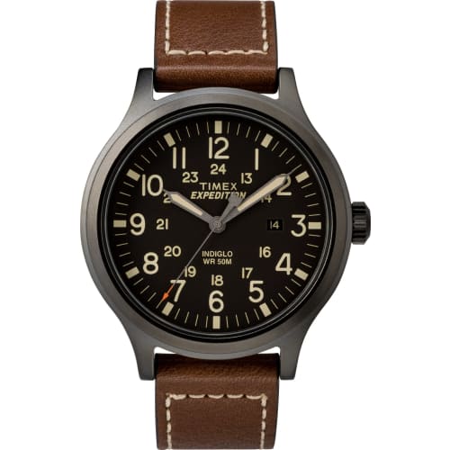 

Timex Men s Expedition Scout 40 Watch, Brown/Black