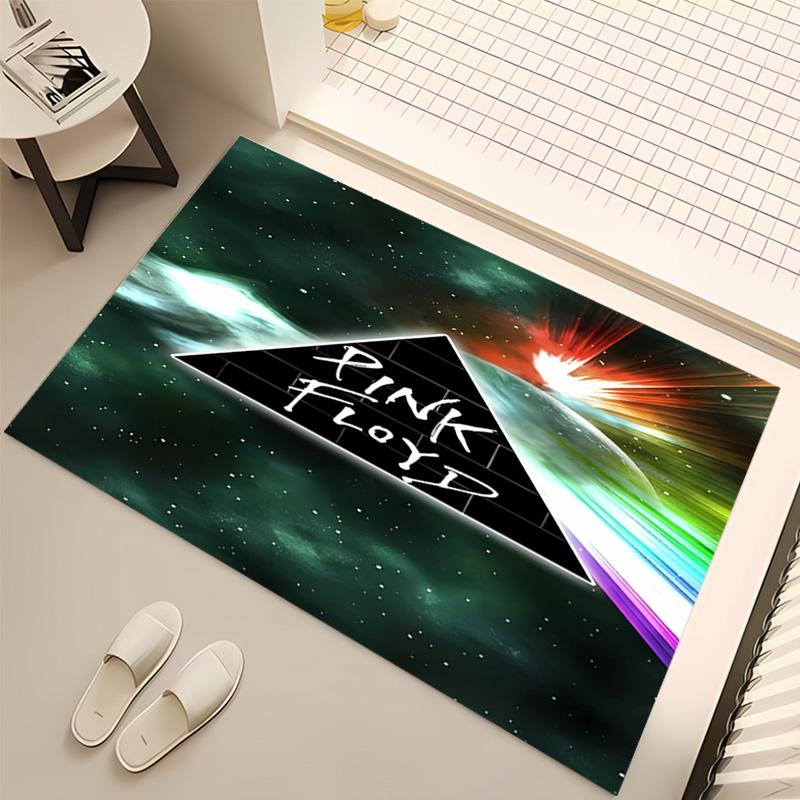 Rock Band P-Pink F-Floyd Print Area Rug - Soft,Washable Non-Slip Indoor Mat,Living Room,Home Office Decorative Rug