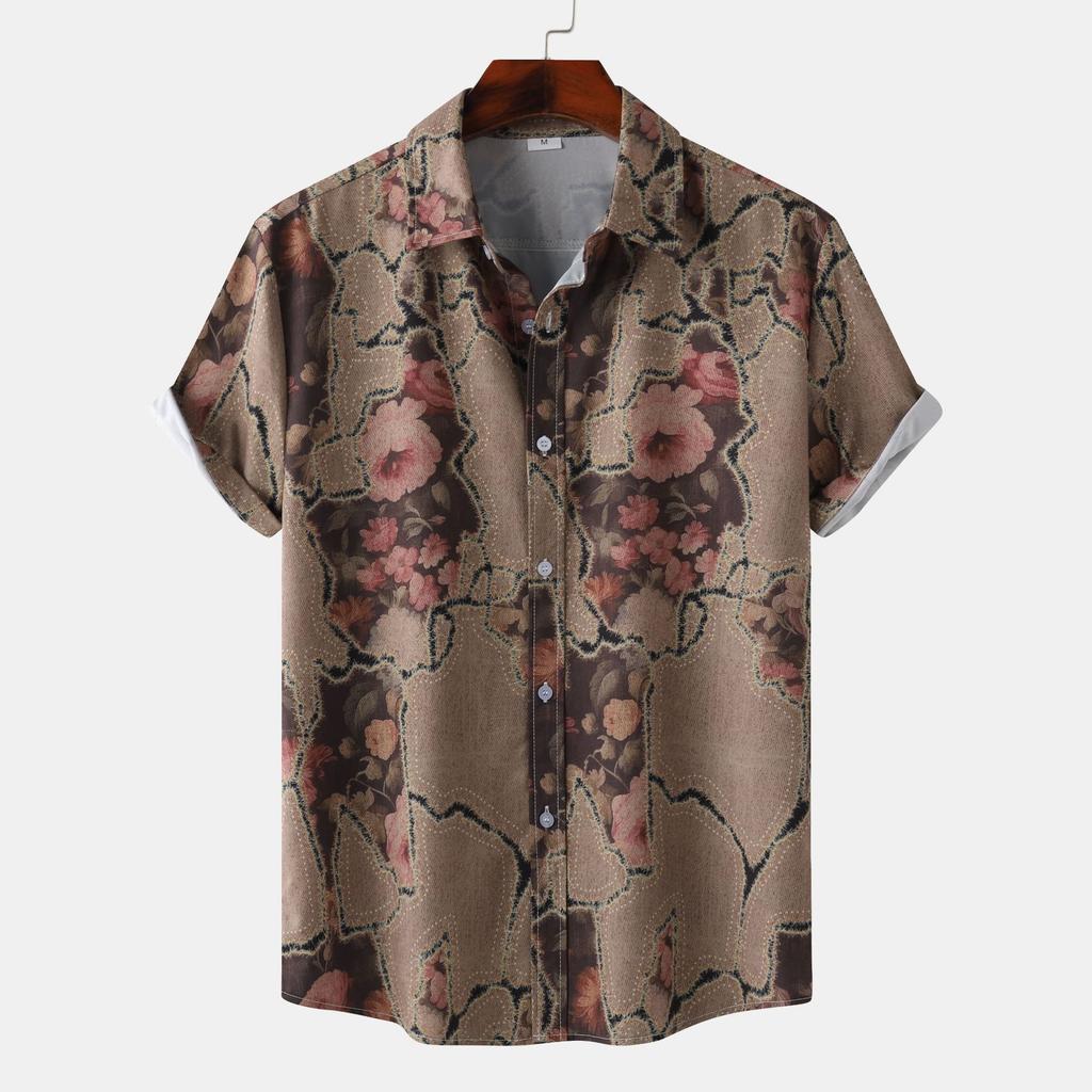 2026 Men's Short Sleeve Loose Casual Shirt