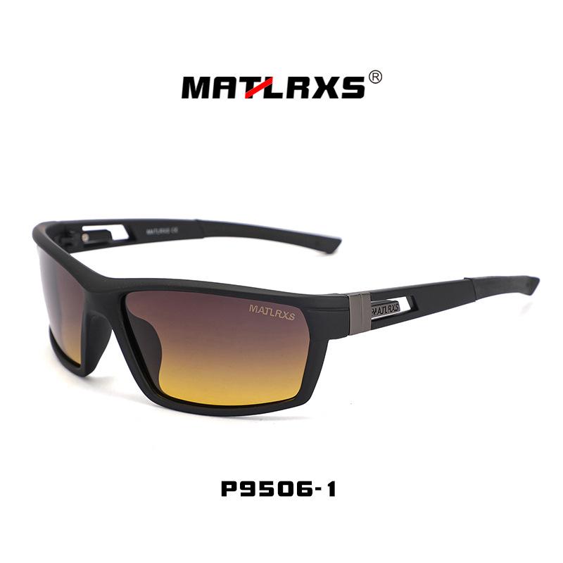 Men s Trendy Polarized Sunglasses - UV Protection for Outdoor Sports & Driving (Model 9506)