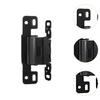 125 Degree Hidden Door Hinge High Strength Rust Resistant Multifunction Door Hardware for Bedroom Home Use Kitchen Living Room