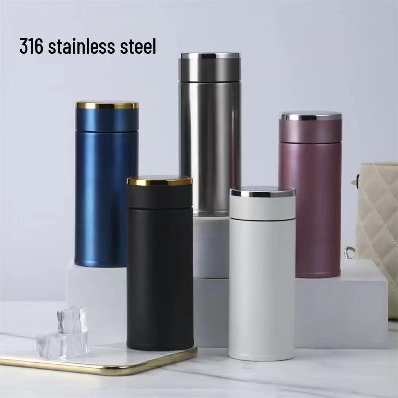 Haofeng 316 Stainless Steel Insulated Tea Tumbler with Temperature Display