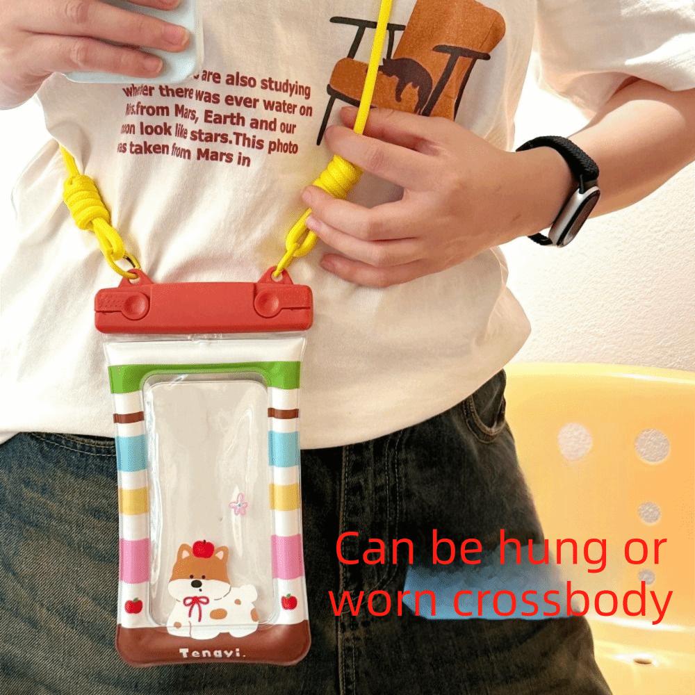 Transparent Hanging on Neck Phone Bag Floating Phone Dry Cover Swimming