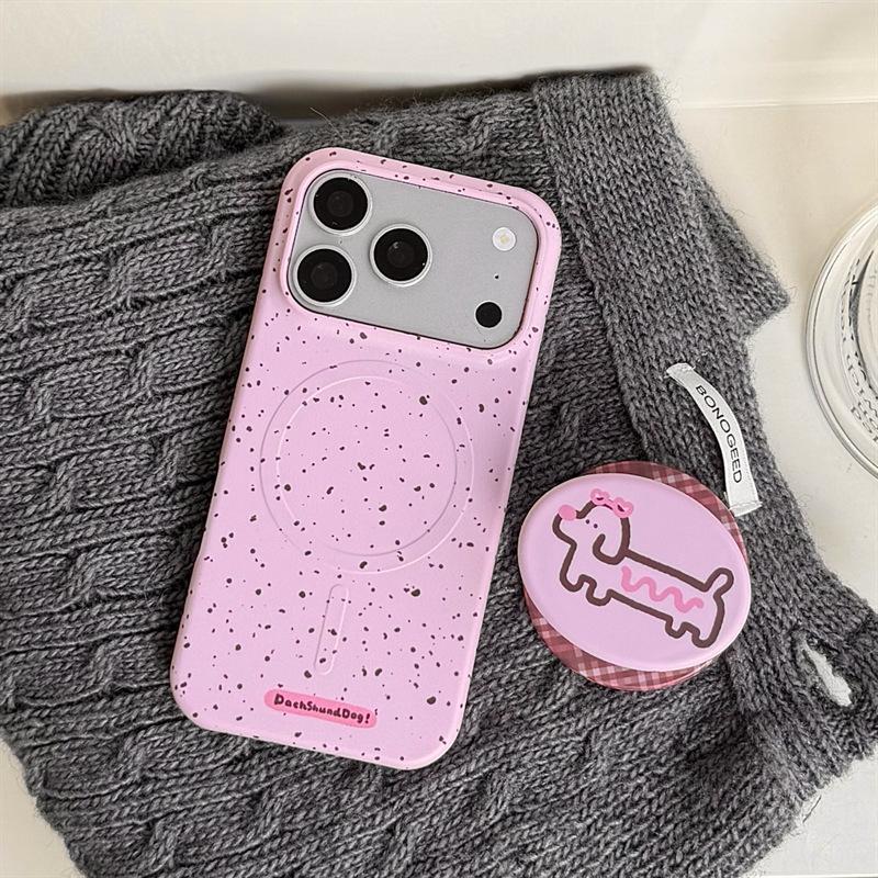 

Dachshund Magnetic iPhone 17/16/15 Pro Max Case - Ink Splash Design for Women iPhone 15 Pro Max