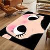 Whimsical Eyes With Glasses Non-Slip Home Carpet Design for Office Decor Living Room Gift