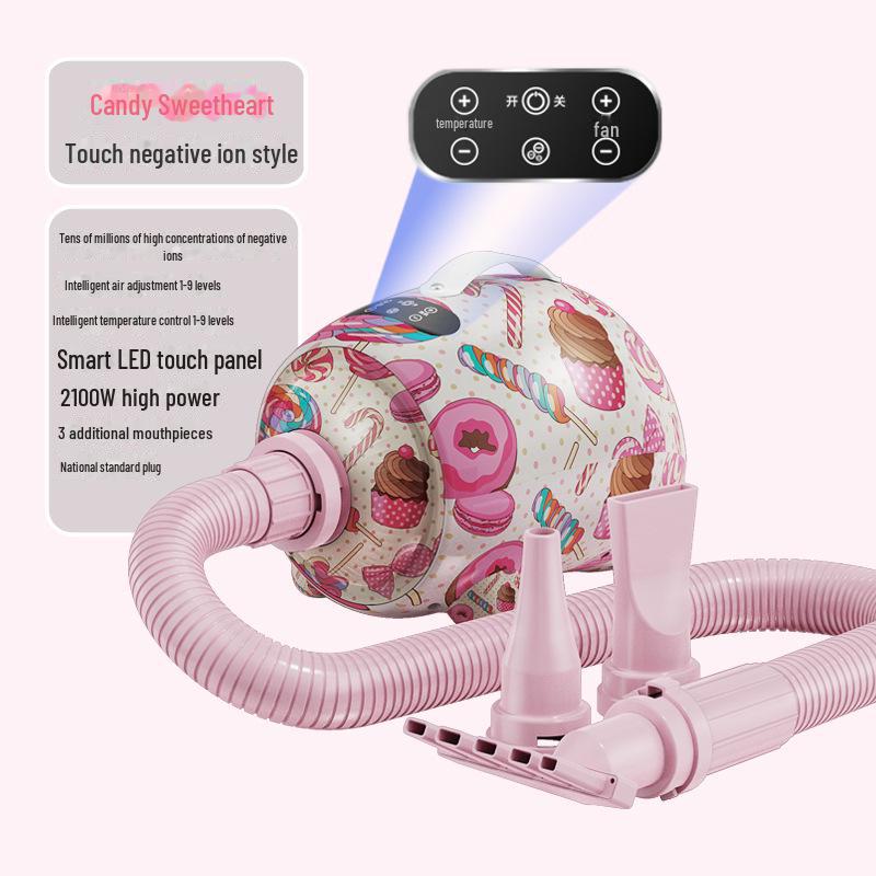 "High-Power Quick-Drying Pet Hair Dryer for Large Dogs"