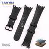 For SUUNTO VECTOR Rubber Watchband Replace Silicone Men's Watch Strap Pin Buckle Accessories Feed Tool Screw Rod